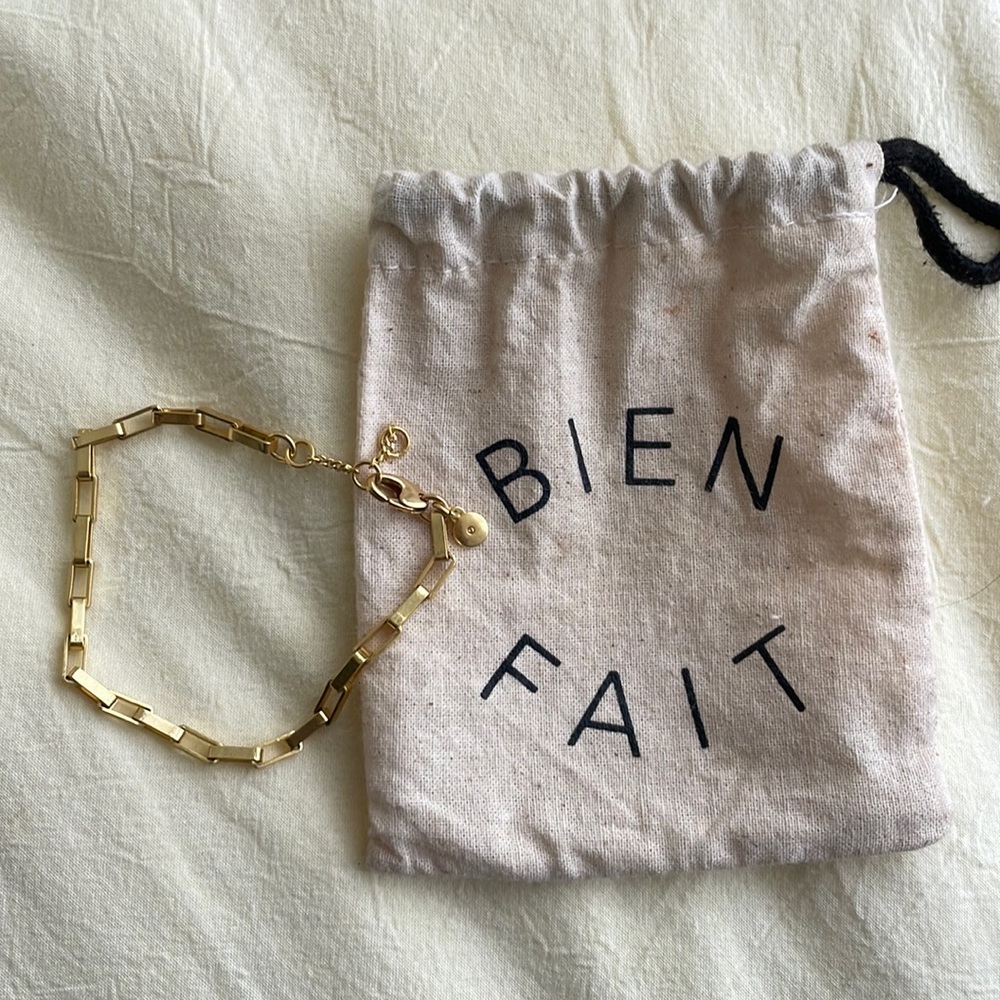 Madewell gold chain bracelet